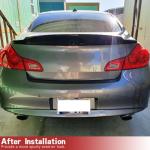 Carbon Fiber Trunk Spoiler for Infiniti G35 G25 G37 Q40 2007-2015