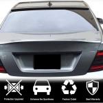 Mercedes Benz C Class W204 C63 AMG Sedan 2007-2014 Rear Roof Spoiler Carbon Fiber