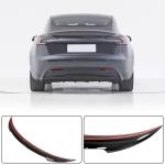 Tesla Model 3 2023 Rear Trunk Spoiler Dry Carbon Fiber