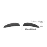 For Mercedes Benz W213 Sport E43 AMG Carbon Look Front Bumper Fins Air Vent Canards Body Kits