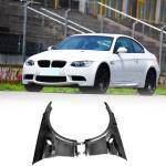 Half Carbon Fiber Side Fender Vent Trim for BMW 3 Series E92 E93 M3 2Door 2006-2011 Front Air Intake Scoop Cover Trim 1Pair Factory Outlet