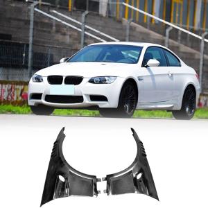 Half Carbon Fiber Side Fender Vent Trim for BMW 3 Series E92 E93 M3 2Door 2006-2011 Front Air Intake Scoop Cover Trim 1Pair Factory Outlet
