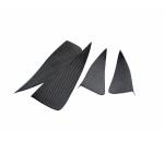 Audi S3 A3 8V Sline Sedan Facelift 2017-2020 Front Bumper Vents Carbon Fiber
