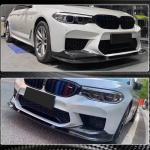 BMW 5 Series F90 M5 Pre-LCI 2018-2020 Front Bumper Lip Carbon Fiber
