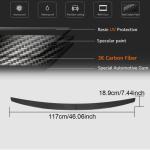 Porsche Panamera 971 Hatchback Rear Trunk Spoiler Dry Carbon Fiber 2017–2021