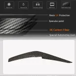 Audi S4 A4 Sline B9 Sedan Facelift 2020-2021 Front Bumper Splitters Carbon Fiber