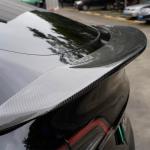 For Tesla Model Y Carbon Fiber Rear Trunk Spoiler Boot Wing Lip Car Spoiler