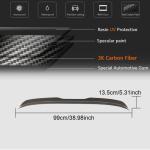 Volkswagen VW Golf 7 MK7 MK7.5 GTI R 2014-2019 Rear Roof Spoiler Carbon Fiber