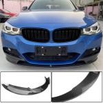BMW 3 Series F34 M Sport GT GranTurismo 2014-2018 Front Bumper Lip Carbon Fiber