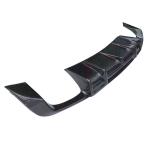 Audi S3 A3 Sline 8V Hatchback Pre-facelift 2014-2016 Rear Bumper Diffuser Carbon Fiber