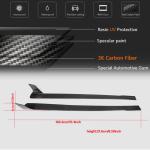 Audi R8 V8 V10 GT Spyder Pre-facelift 2008-2015 Side Skirts Carbon Fiber