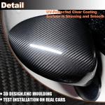 Dry Carbon Fiber Mirror Caps Compatible with Mazda MX-5 Miata MX5 2016-2024 Add on Style Side Rearview Mirror Cover Caps Exterior Shell Factory Outlet