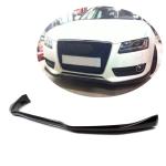 Audi A5 B8 Base Pre-facelift 2008-2011 Front Bumper Lip Carbon Fiber