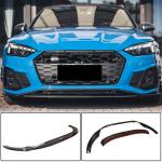 Audi S5 A5 Sline B9.5 2020UP Front Bumper Lip Dry Carbon Fiber