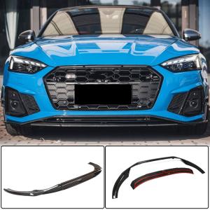 Audi S5 A5 Sline B9.5 2020UP Front Bumper Lip Dry Carbon Fiber