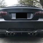 BMW E92 E93 M3 2008-2013 Carbon Fiber Rear Bumper Diffuser
