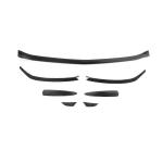 Mercedes Benz A Claa (W177) V177 A200 A250 Sport Sedan 2019-2021 Front Bumper Lip Carbon Fiber