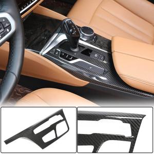 BMW 5 Series G30 F90 Pre-LCI 2017-2020 Interior Center Trims Dry Carbon Fiber