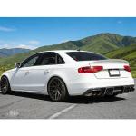 Audi S4 B8.5 Sedan Facelift 2013-2015 Rear Bumper Diffuser Carbon Fiber