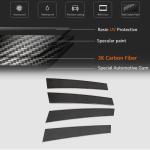 Porsche Panamera 971 2017-2021 Door Window B Pillar Cover Trims 4pcs/set Carbon Fiber
