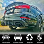 Audi RS3 8V.5 Sedan 2017-2019 Rear Bumper Diffuser Carbon Fiber(With LED Brake Light)