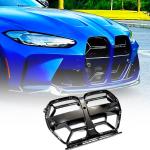 Front Bumper Grill Kidney Grille for BMW G80 M3 G82 G83 M4 2021-2025 Gloss Black Grille Replacement Style