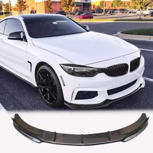 BMW 4 Series F32 Coupe 2-Door 2014-2019 Front Bumper Lip Carbon Fiber