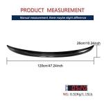 BMW E90 3 Series Carbon Fiber Rear Trunk Spoiler 2005-2012