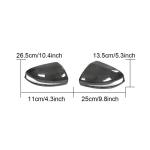 Mercedes Benz W205 W213 W222 Carbon Fiber Mirror Cover Replacement Style Pair LHD