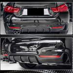 BMW 4 Series F32 F33 F36 M Sport 2014-2019 Rear Bumper Diffuser Carbon Fiber/ABS