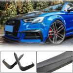 Audi S5 A5 Sline B9 2017-2020 Front Bumper Splitters Carbon Fiber/FRP