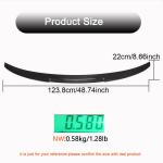 BMW I4 G26 2021-2023 Rear Trunk Spoiler Carbon Fiber