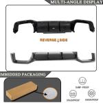 Real Carbon Fiber Rear Bumper Diffuser for BMW X4M F98 M40i Sport Utility 4-Door 2023-2024 Lower Bumper Lip Diffuser Body Kit Factory Outlet
