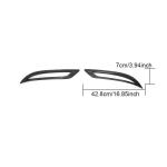 Tesla Model 3 2016-2022 Rear Bumper Reflector Cover Dry Carbon Fiber