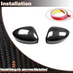 Dry Carbon Fiber Mirror Caps Compatible with Mazda MX-5 Miata MX5 2016-2024 Add on Style Side Rearview Mirror Cover Caps Exterior Shell Factory Outlet
