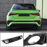 Audi RS3 8Y Sedan 2022+ Rear Bumper Diffuser Dry Carbon Fiber