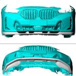BMW G06 X6 LCI M-Sport 2023-2024 Front Bumper Lip Carbon Fiber