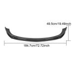 For Mercedes Benz W213 Sport E53 AMG Facelift Carbon Fiber Front Bumper Lip Spoiler