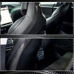 Tesla Model S 2012-2020 Front Seatback Cover Carbon Fiber