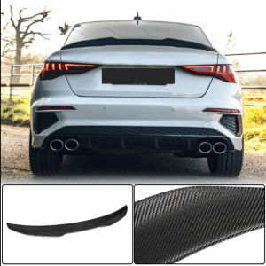 Audi A3 S3 RS3 8Y Sedan 2021+ Rear Trunk Spoiler Carbon Fiber
