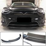 Tesla Model X 2016-2020 Front Bumper Lip Carbon Fiber