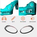 Porsche 911 992 Carrera 4 GTS Turbo S 2019+ Headlight Eyebrows Lamp Eyelids Dry Carbon Fiber