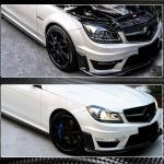 Mercedes Benz C Class W204 C204 C63 AMG Facelift 2012-2014 Front Bumper Vents Carbon Fiber