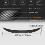2020–2021 BMW 840i G16 Gran Coupe Dry Carbon Fiber Trunk Spoiler