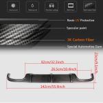 Mercedes Benz W211 E55 AMG Pre-facelift 2003-2006 Rear Bumper Diffuser Carbon Fiber/FRP