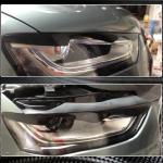 Audi A4 Sline S4 B8.5 Sedan Facelift 2013-2016 Headlight Eyebrows Eyelids Carbon Fiber