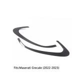Maserati Grecale (2022-2023) Dry Carbon Fiber Front Headlight Eyebrows– Direct Fit