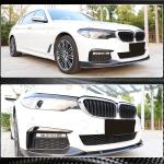 BMW 5 Series G30 G31 520i 530i 540i M550i F90 M5 2017-2020 Headlight Lamp Eyelid Eyebrows Dry Carbon Fiber