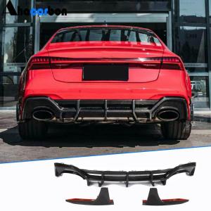 2021 Audi RS7 C8 Sportback ED Style Dry Carbon Fiber Rear Diffuser