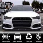 Audi S6 A6 Sline C7.5 Sedan Facelift 2016-2019 Front Bumper Lip Carbon Fiber